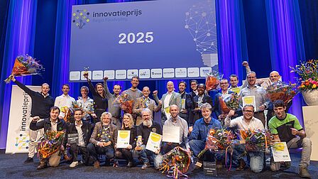 Groepsfoto van alle genomineerden in 2025