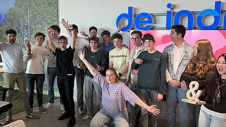 Groepsfoto van de finalisten van de Boardroom Regio Foodvalley 2026