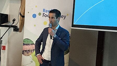 Willem Kuijsten, voorzitter Economic Board aan het woord.