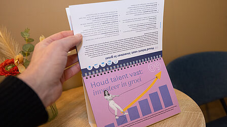 Voorbeeld van inspiratiepagina uit Werkgeverskracht