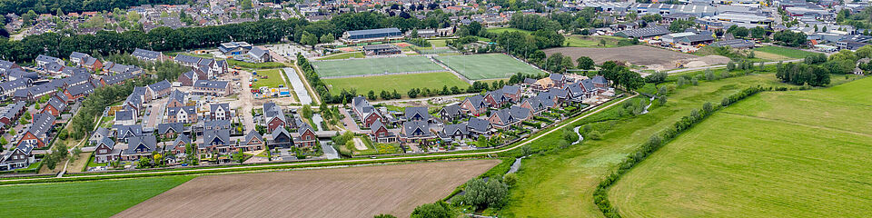 Regio Foodvalley luchtfoto Veenendaal Renswoude groen